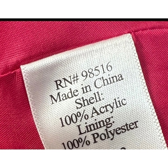 Coldwater Creek Sz 4 Textured Knit Pink Blazer Jacket s Full Zip Up Womens - Picture 4 of 4